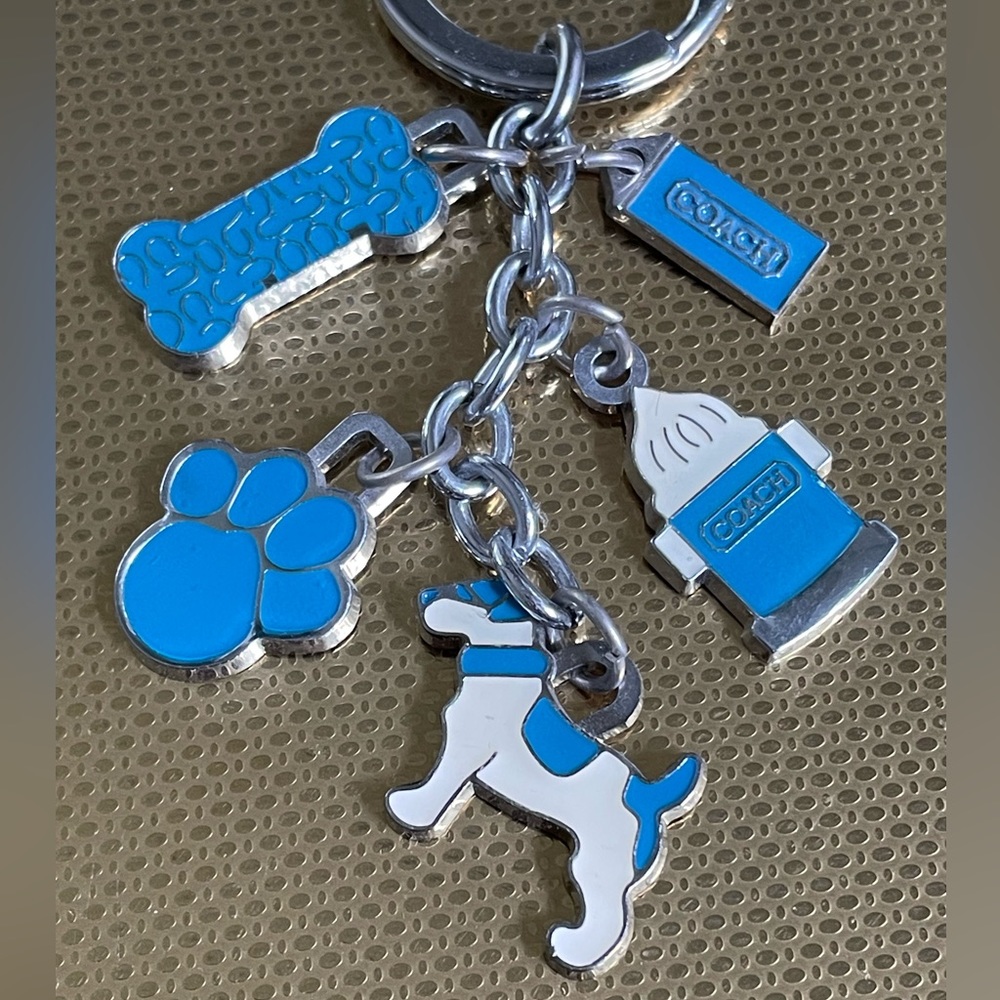 Coach Classic Dog Terrier keychain